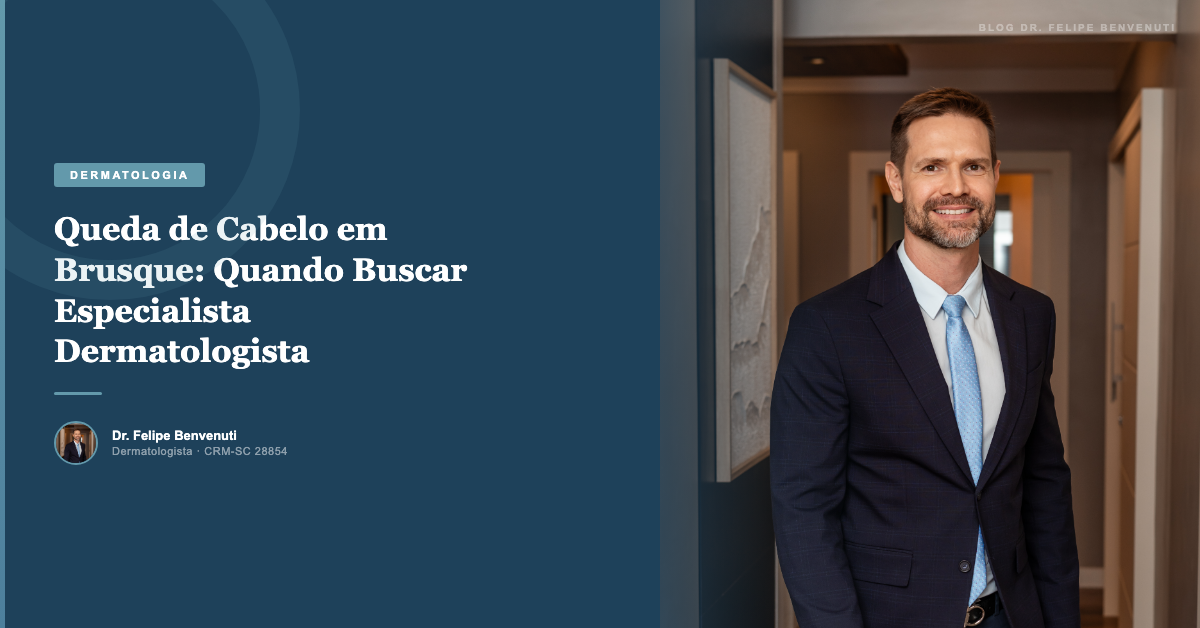 Queda de Cabelo em Brusque: Quando Buscar Especialista Dermatologista