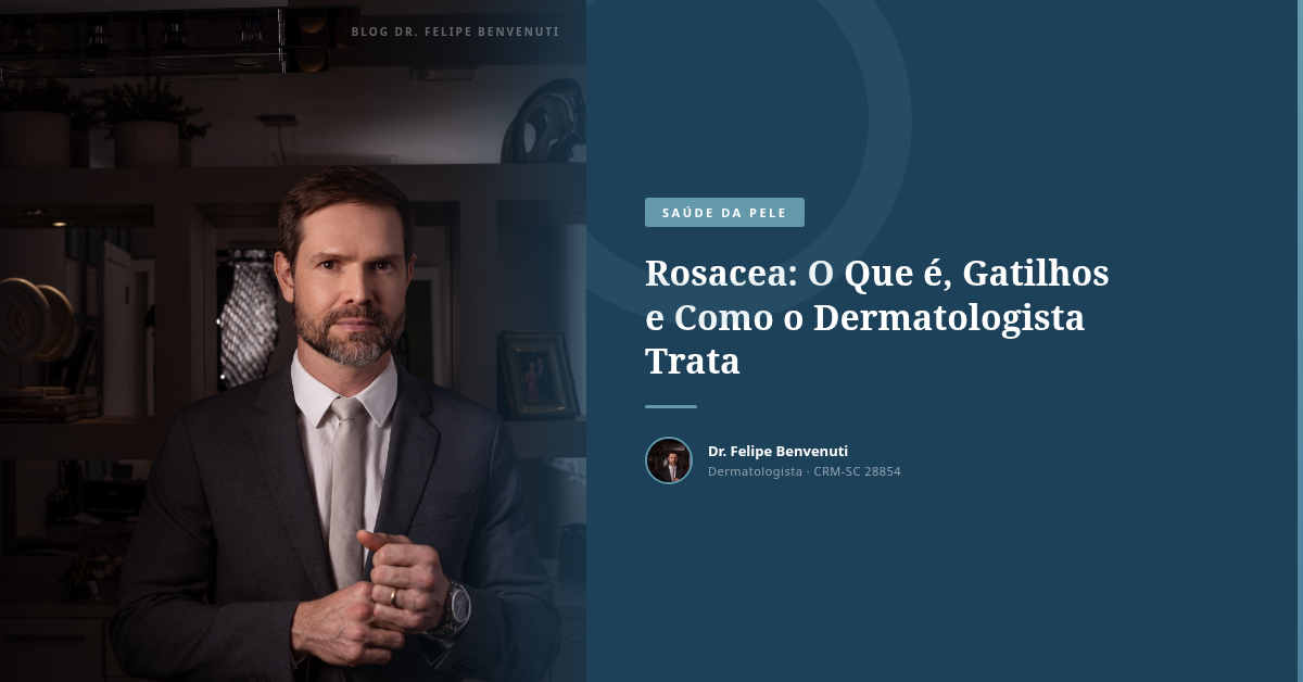 Rosacea: O Que é, Gatilhos e Como o Dermatologista Trata