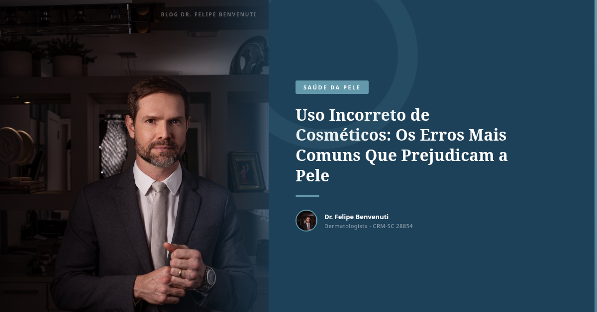 Uso Incorreto de Cosméticos: Os Erros Mais Comuns Que Prejudicam a Pele