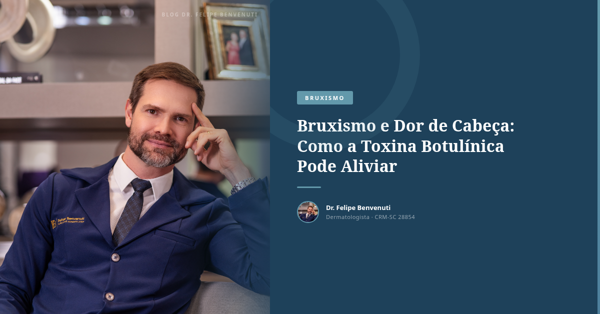 Bruxismo e Dor de Cabeça: Como a Toxina Botulínica Pode Aliviar