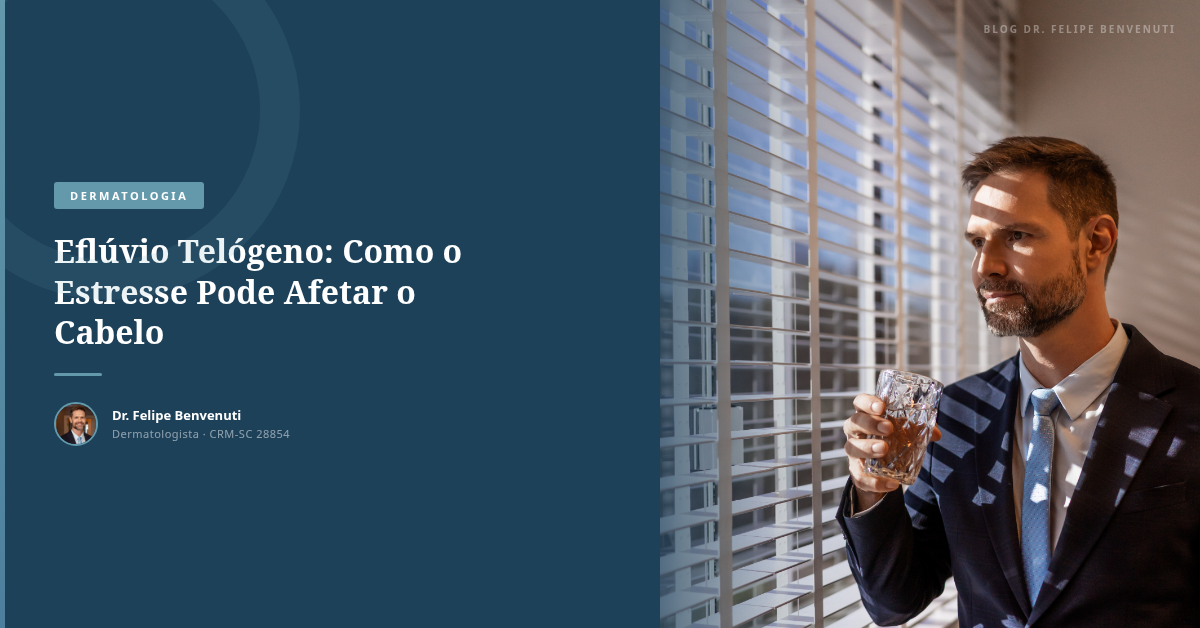 Eflúvio Telógeno: Como o Estresse Pode Afetar o Cabelo